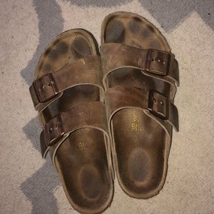 Gently worn Birkenstock sandals